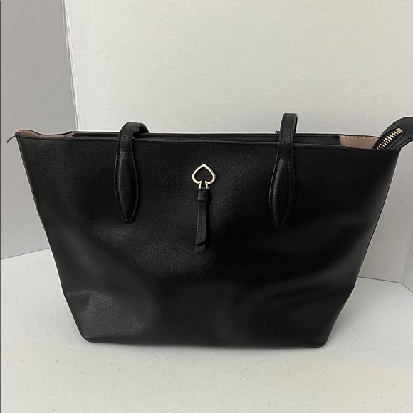 kate spade Handbags - Kate Spade New York Adel Black Leather Tote Shoulder Bag Purse Zip Top